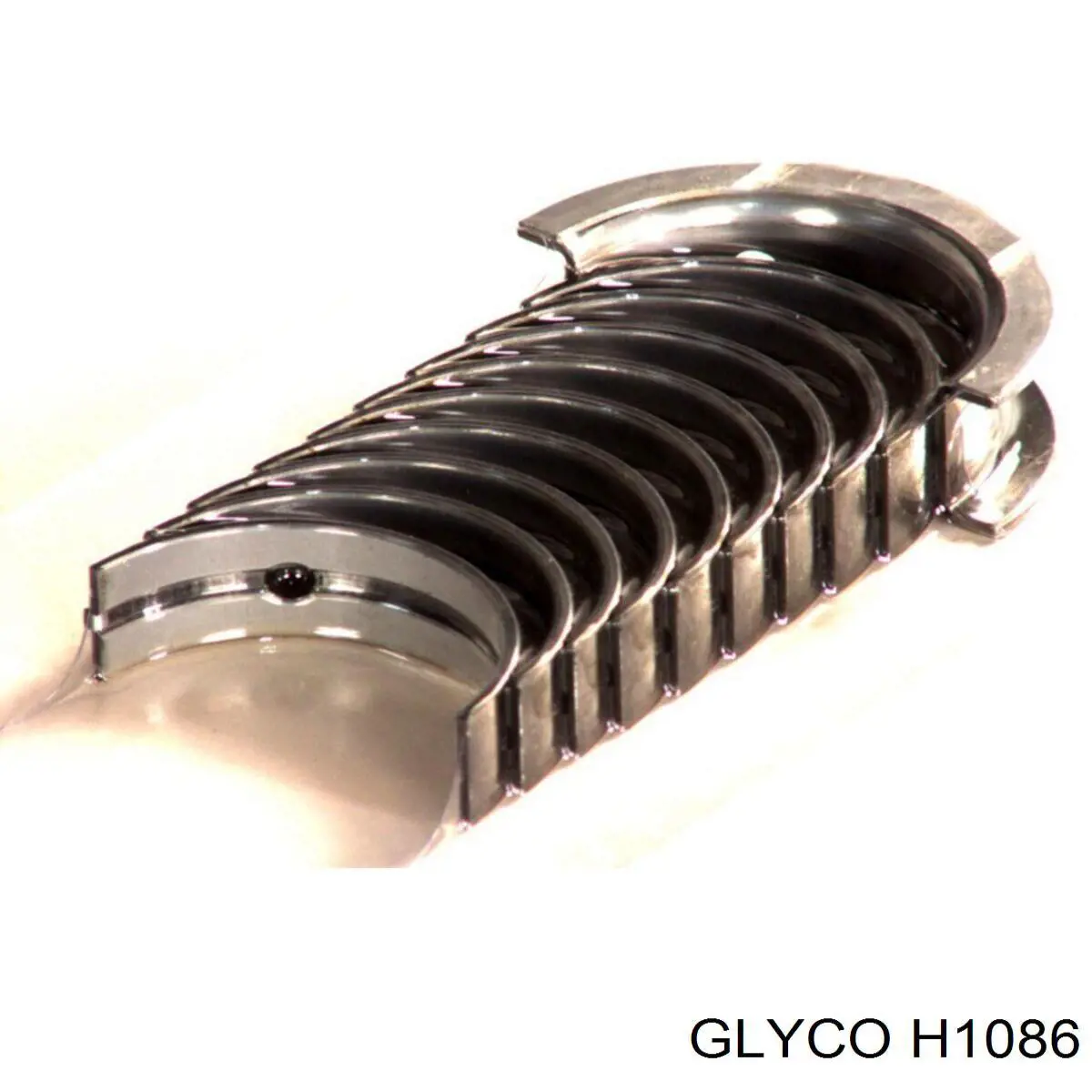 H1086 Glyco вкладыши коленвала коренные, комплект, стандарт (std)