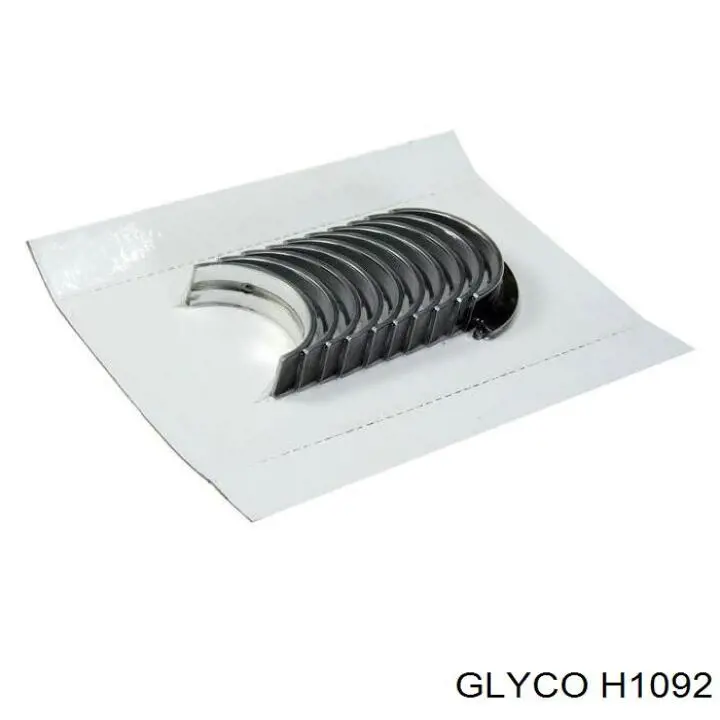 H1092 Glyco вкладыши коленвала коренные, комплект, 1-й ремонт (+0,25)