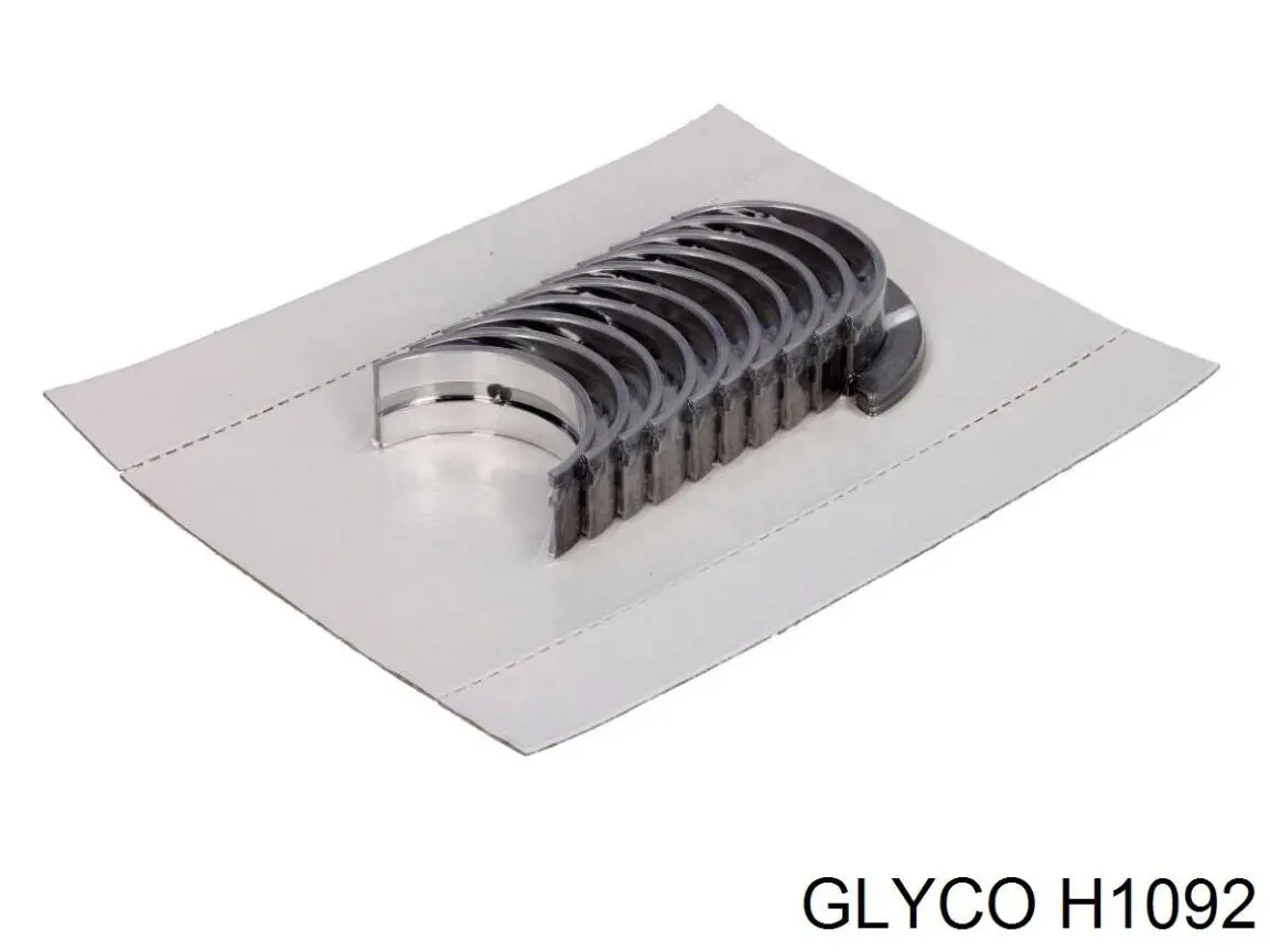 Вкладыши коленвала, коренные, комплект, 1-й ремонт (+0,25) Glyco H1092 цена, от 20.98 USD