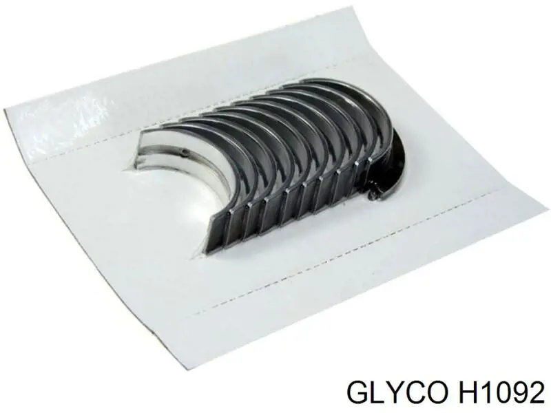 Купить H1092 Glyco Вкладыши коленвала коренные, комплект, 1-й ремонт (+0,25)