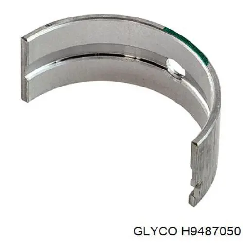 H9487050MM Glyco вкладыши коленвала коренные, комплект, 2-й ремонт (+0,50)