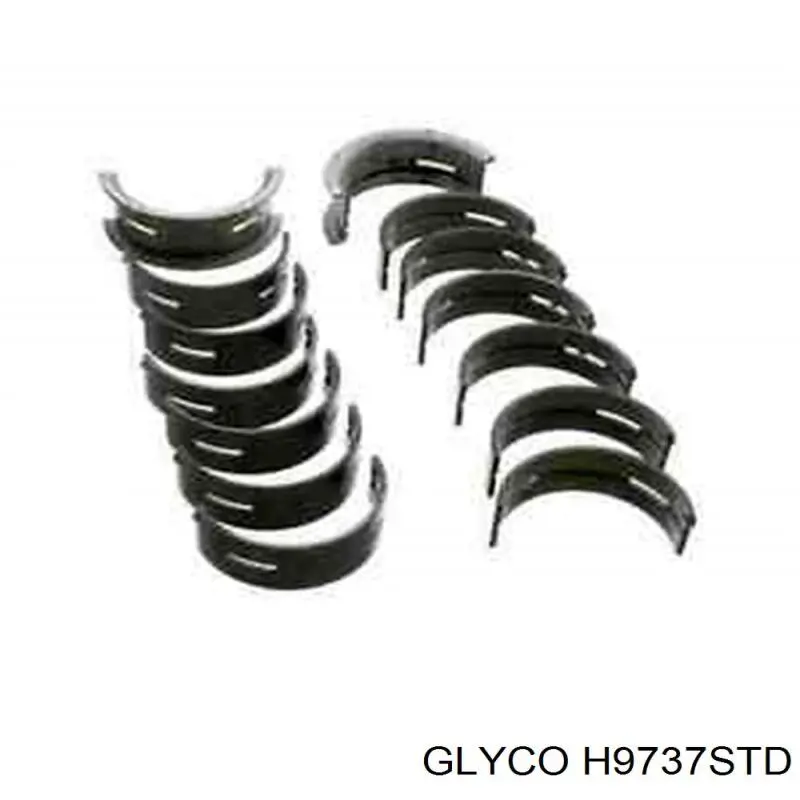Коренные вкладыши коленвала комплект (STD) BMW 12845002