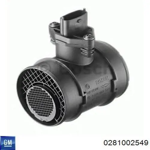 Датчик массового расхода воздуха General Motors 0281002549 цена, от 48.62 USD