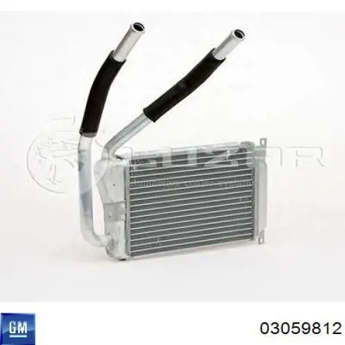 03059812 General Motors Радиатор отопителя салона