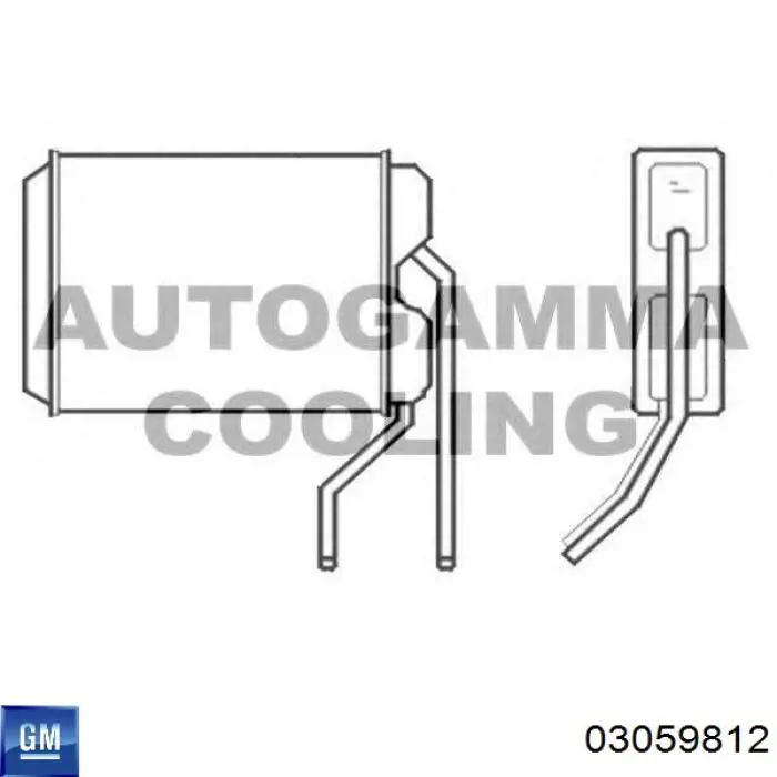 Радиатор печки (отопителя) General Motors 03059812 цена, от 29.82 USD