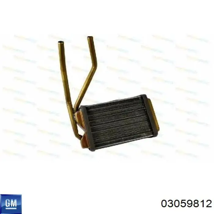 Купить 03059812 General Motors Радиатор печки