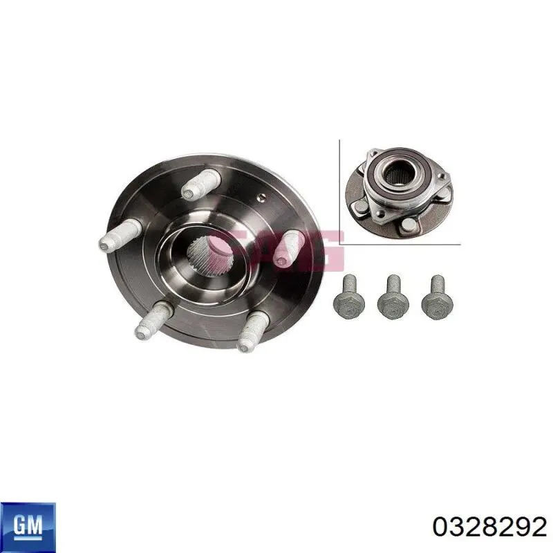 0328292 General Motors Ступица колеса передняя