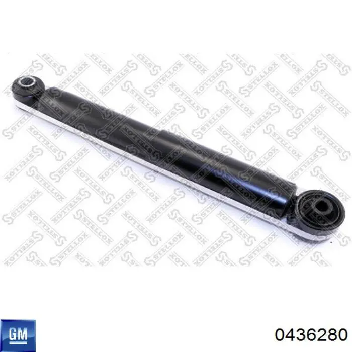 0436280 General Motors Амортизаторы задние