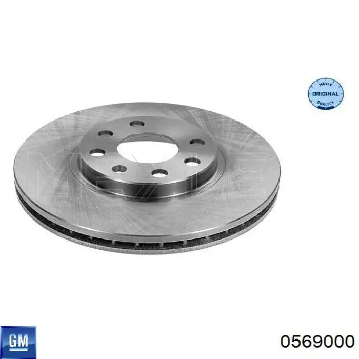 0569000 General Motors Диск тормозной передний