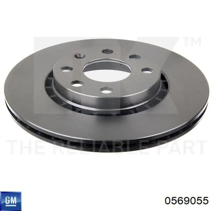 Тормоз дисковый передний General Motors 0569055 цена, от 30.05 USD