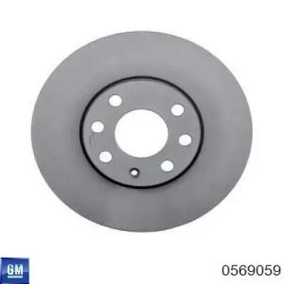 0569059 General Motors Диск тормозной передний