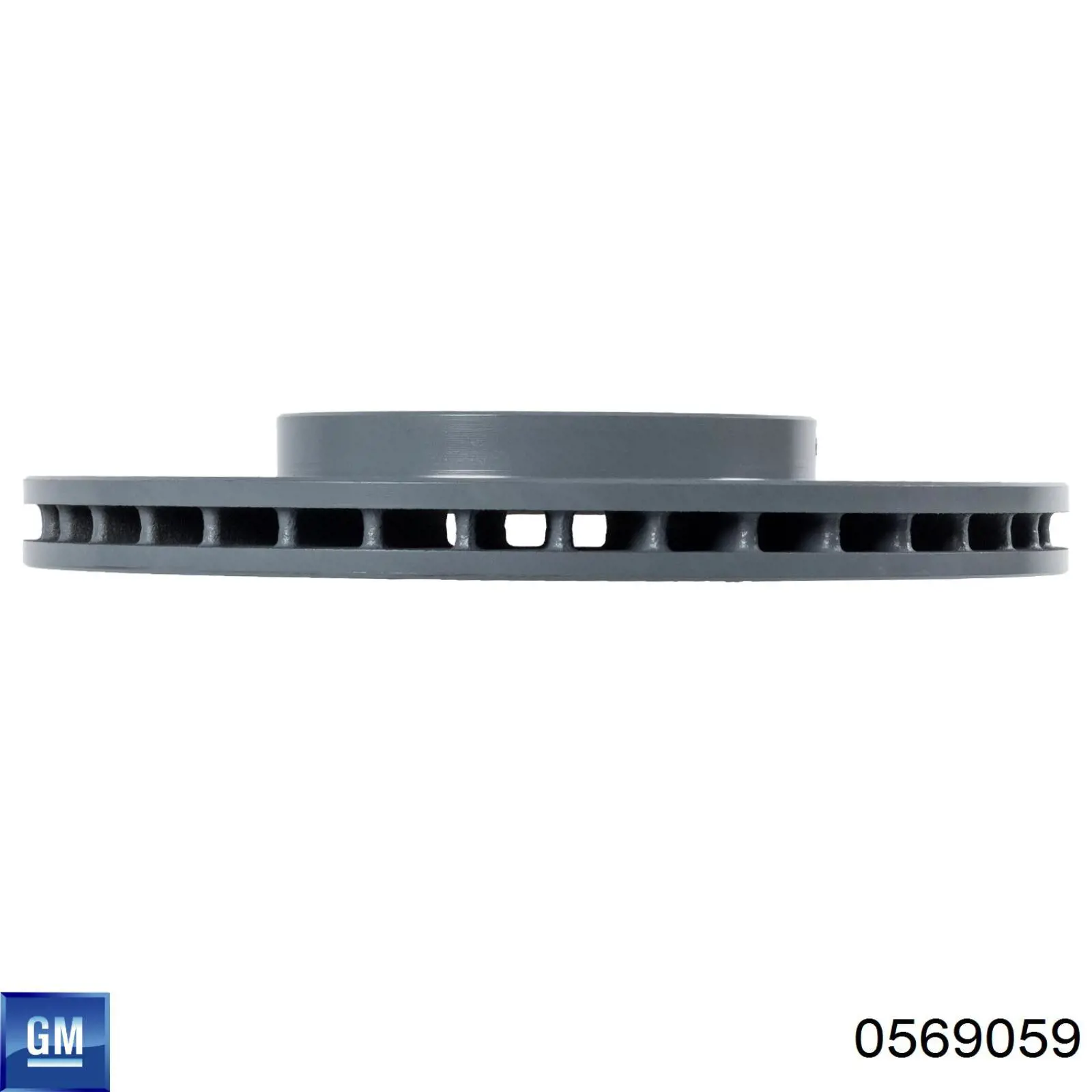 Передние тормозные диски 0569059 General Motors