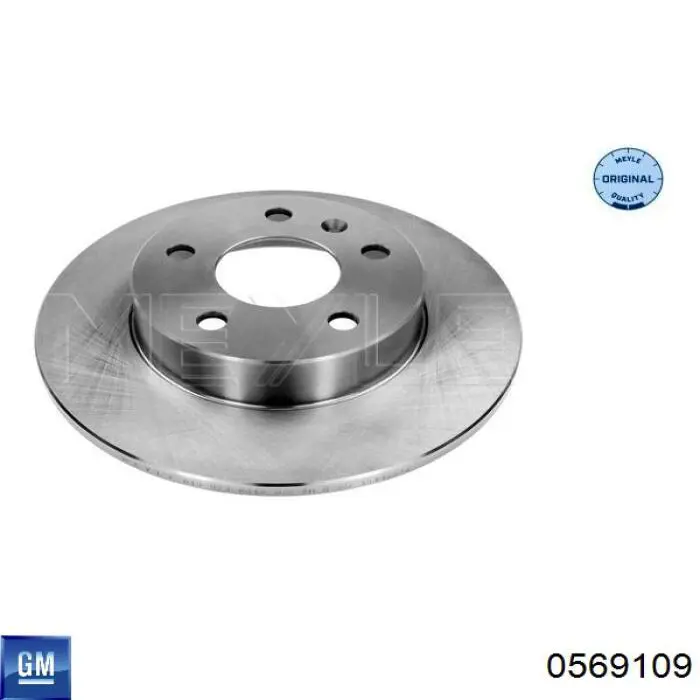 Тормозные диски 0569109 General Motors