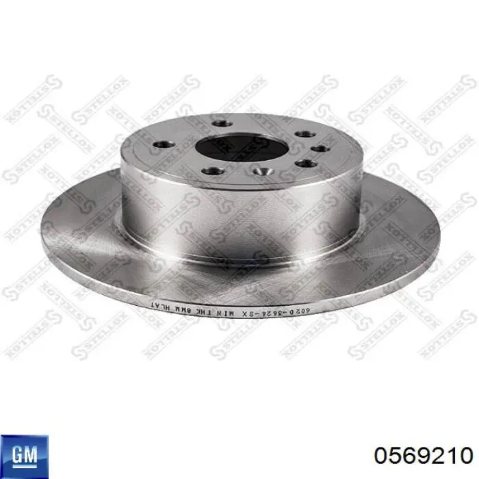 Задний тормозной диск General Motors 0569210 цена, от 28.96 USD