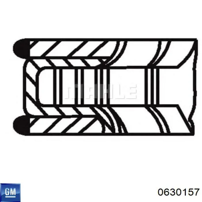 Кольца поршневые STD на 1 цилиндр General Motors 0630157 цена, от 16.85 USD