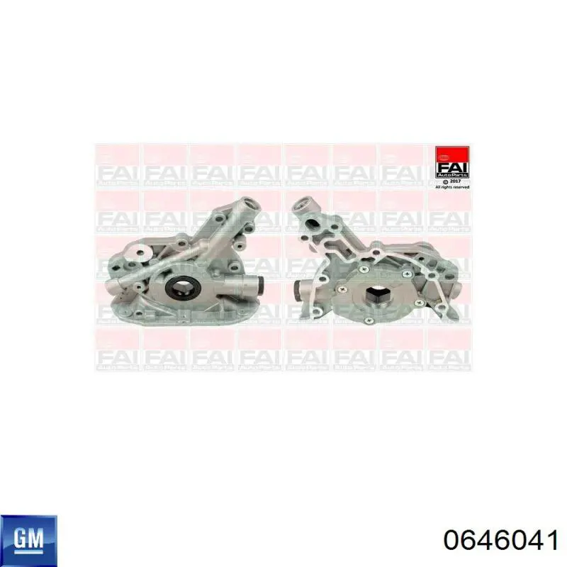 Масляный насос 0646041 General Motors