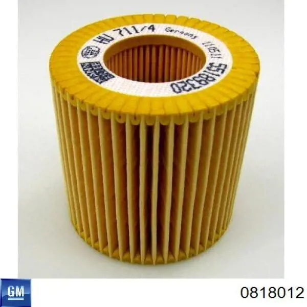 0818012 General Motors топливный фильтр