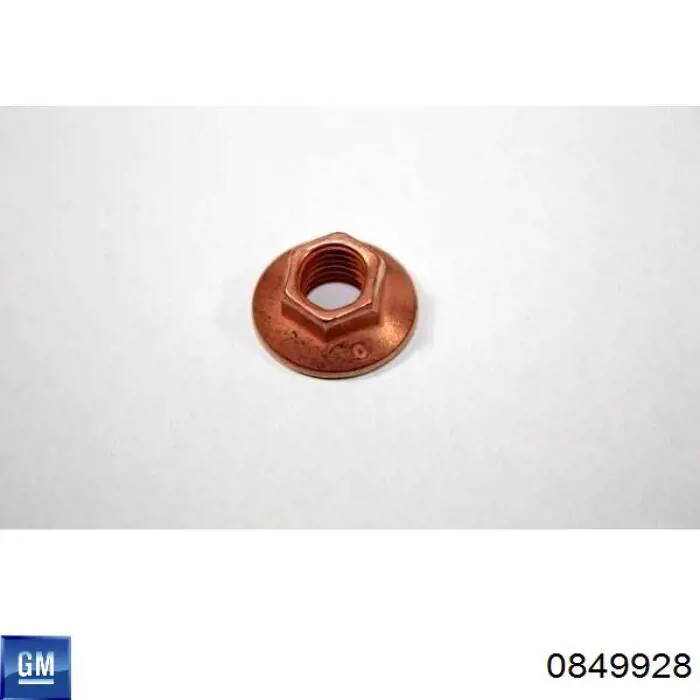 849928 Opel porca de fixação de tubo de admissão do silenciador (de calças)