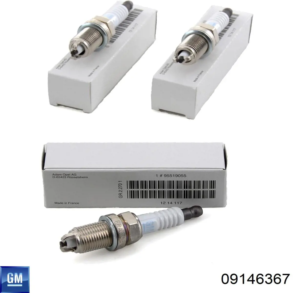 09146367 General Motors Свечи зажигания