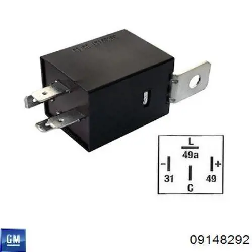 Автомобильные реле поворотов General Motors 09148292 цена, от 2.25 USD