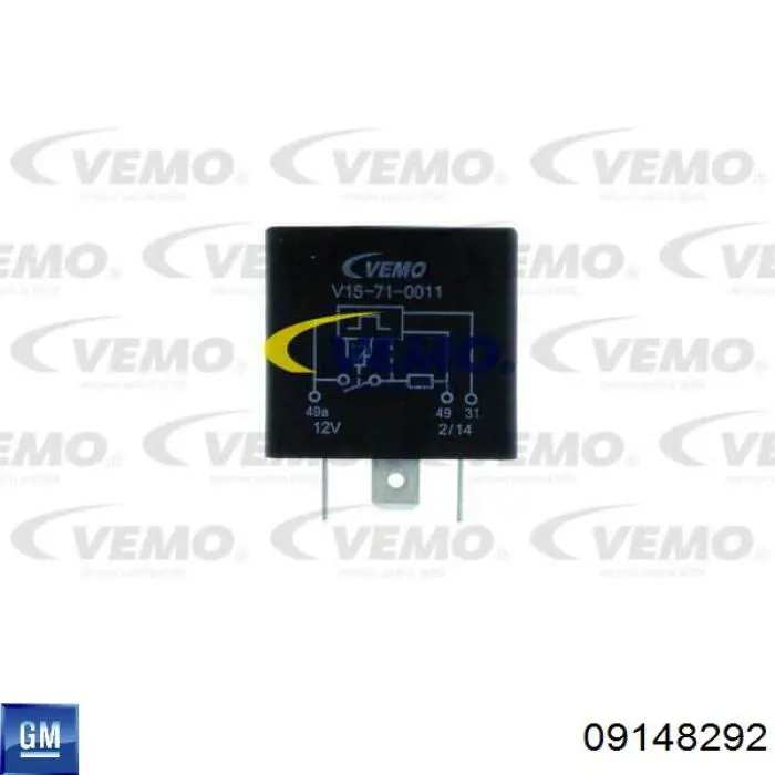 09148292 General Motors Реле указателей поворотов