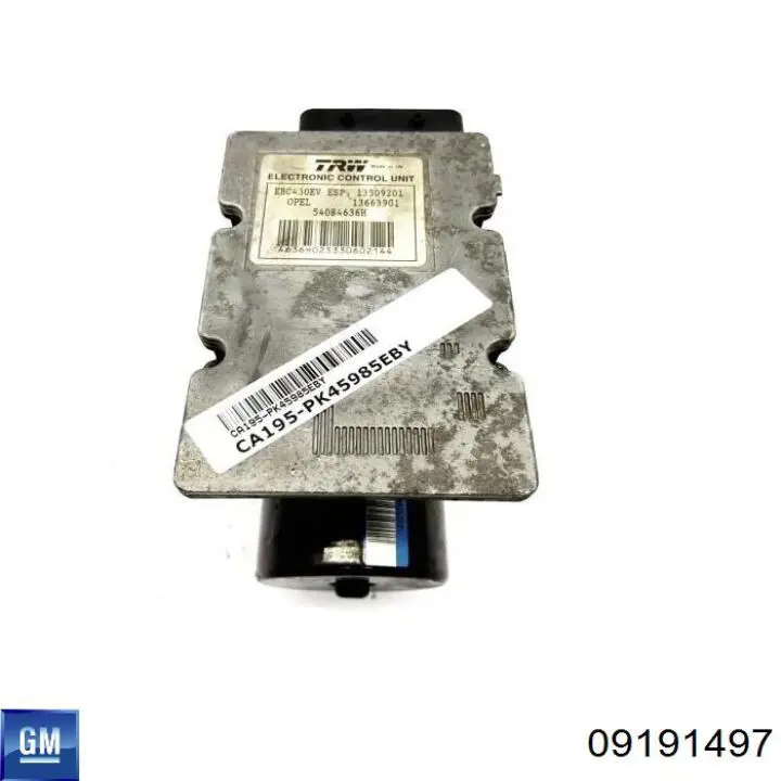  General Motors 09191497 цена, от 24.66 USD