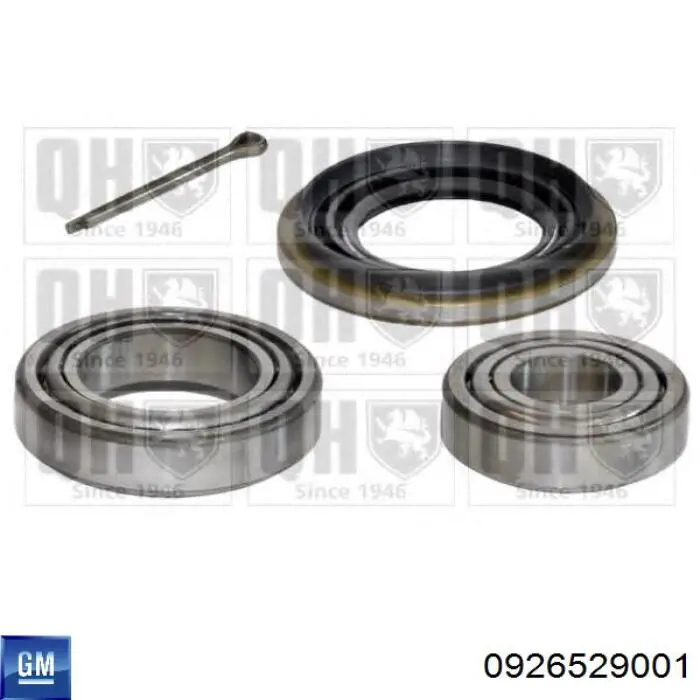Подшипник ступицы задней, внутренний General Motors 0926529001