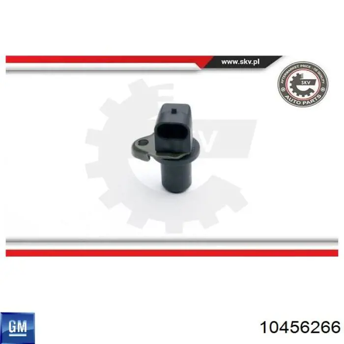 Sensor ABS delantero derecho 10456266 General Motors