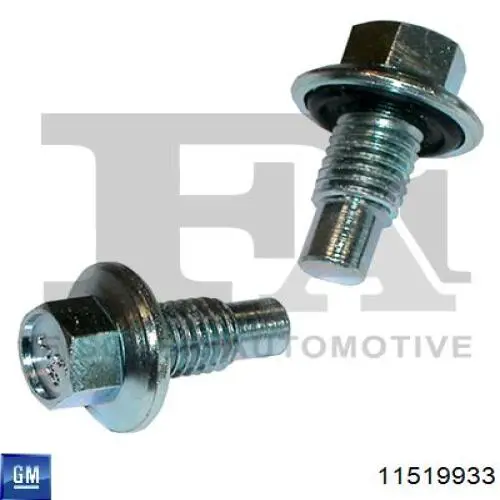 Купить 11519933 General Motors Пробка поддона двигателя