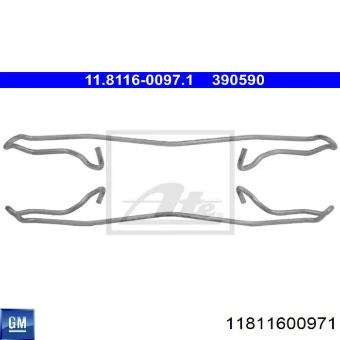 Pinza De Cierre 11811600971 General Motors