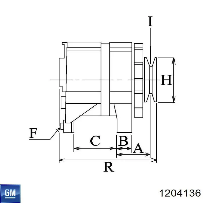 CAL10225AS Casco Генератор автомобильный