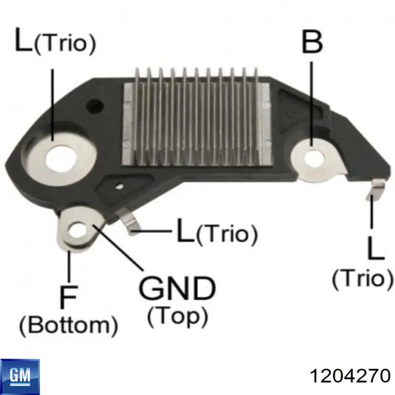 Реле генератора 1204270 General Motors
