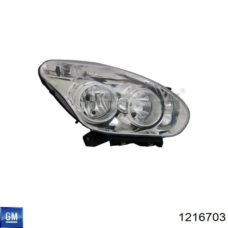 Правая фара 304210E Polcar