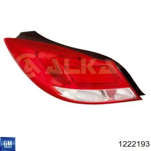 1222193 General Motors Задний левый стоп