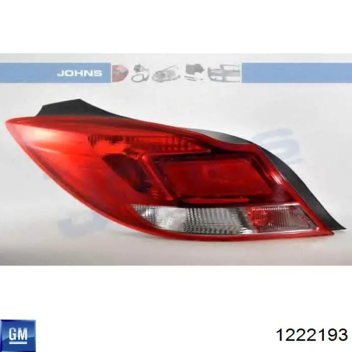 Задняя левая фара General Motors 1222193 цена, от 72.22 USD