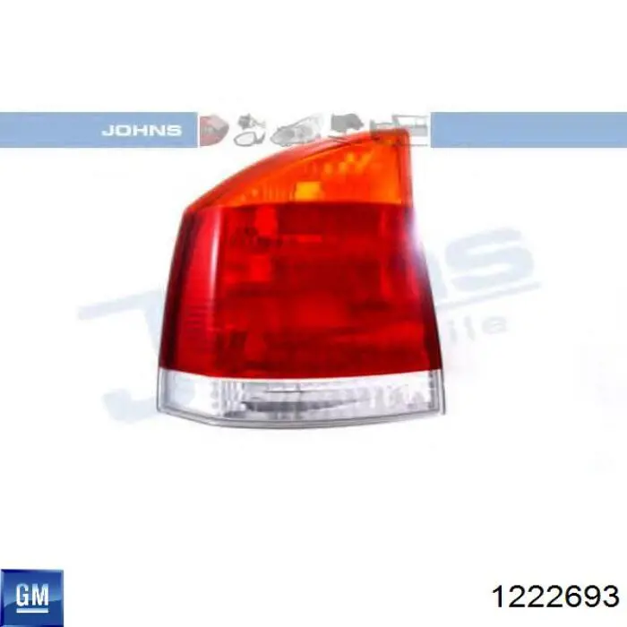93174903 Opel фонарь задний левый