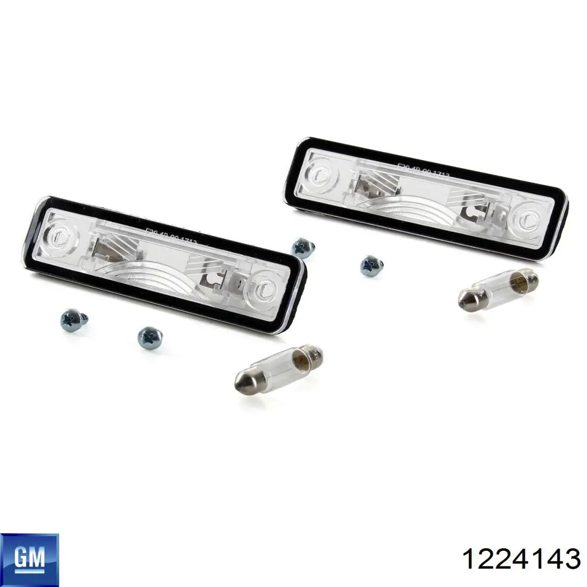 Купить 1224143 General Motors Фонарь подсветки номерного знака