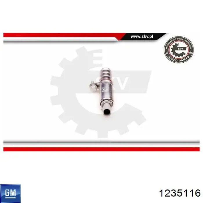 Клапан электромагнитный положения (фаз) распредвала левый General Motors 1235116 цена, от 42.88 USD
