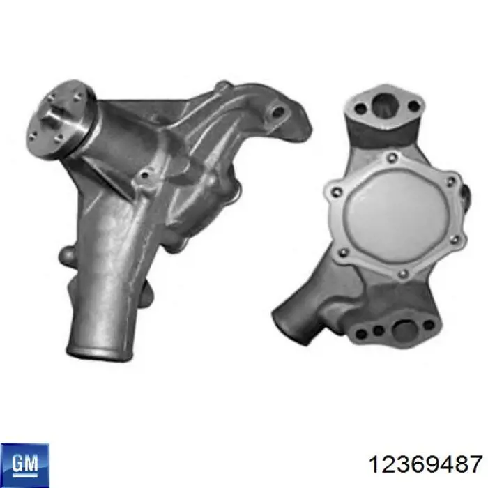 12369487 General Motors Насос водяной