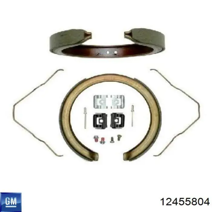 Тормозные колодки стояночного тормоза General Motors 12455804 цена, от 34.20 USD