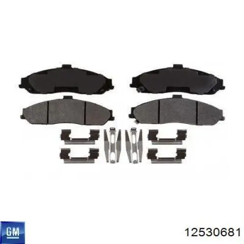 Колодки General Motors 12530681 цена, от 41.19 USD
