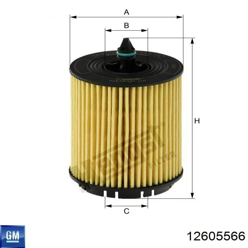 Фильтр очистки масла центробежный General Motors 12605566 цена, от 7.47 USD