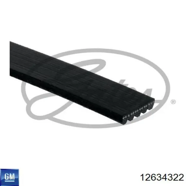 Ремень генератора 12634322 General Motors