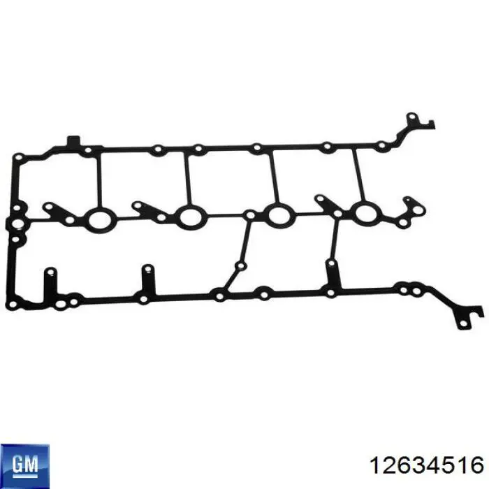 12634516 General Motors Прокладка клапанной крышки двигателя, кольцо