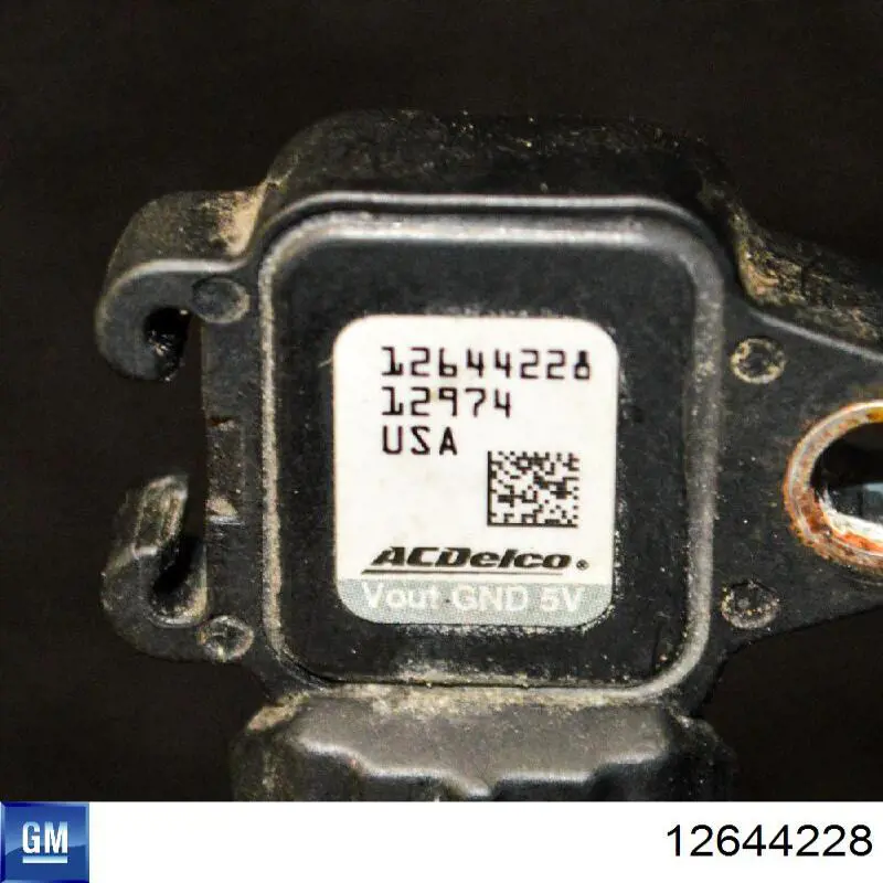 12644228 General Motors sensor de pressão no coletor de admissão, map
