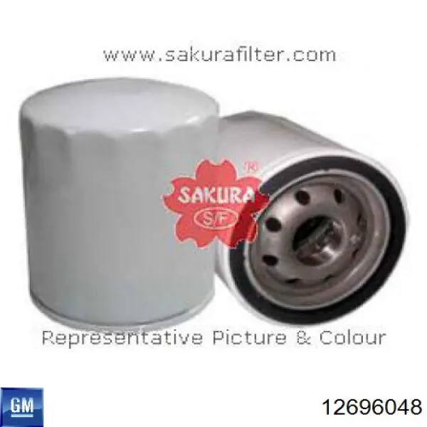 12696048 General Motors Filtro de óleo