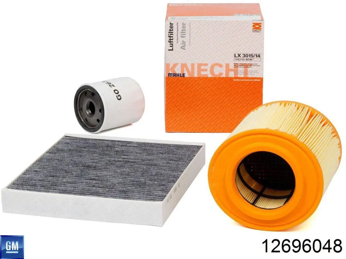Filtro de óleo 12696048 General Motors