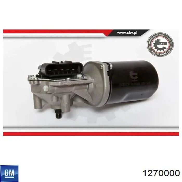 1270000 General Motors Мотор стеклоочистителя передний