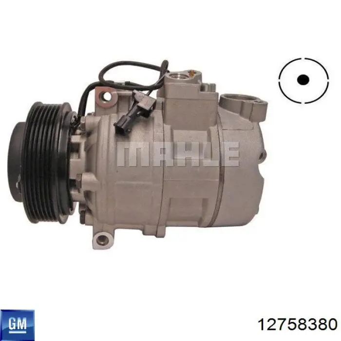 Купить 12758380 General Motors Компрессор климатической установки