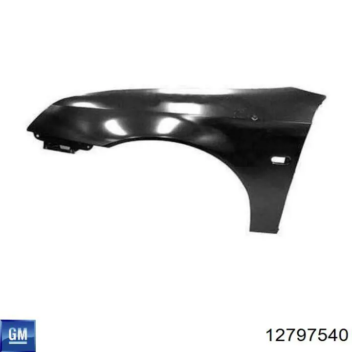 Крыло переднее левое General Motors 12797540 цена, от 44.80 USD
